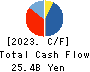 Japan Investment Adviser Co.,Ltd. Cash Flow Statement 2023年12月期