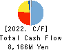 Avex Inc. Cash Flow Statement 2022年3月期
