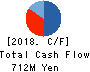 Aplix Corporation Cash Flow Statement 2018年Dec期 Aplix Corporation Cash Flow Statement 2018年12月期