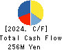 KITANIHON SPINNING CO.,LTD Cash Flow Statement 2024年Mar期 KITANIHON SPINNING CO.,LTD Cash Flow Statement 2024年3月期