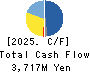 Cominix Co.,Ltd. Cash Flow Statement 2025年Mar期 Cominix Co.,Ltd. Cash Flow Statement 2025年3月期
