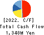 IWATSU ELECTRIC CO.,LTD. Cash Flow Statement 2022年3月期