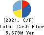 TECHNO HORIZON CO.,LTD. Cash Flow Statement 2021年3月期