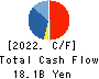 Goldwin Inc. Cash Flow Statement 2022年Mar期 Goldwin Inc. Cash Flow Statement 2022年3月期