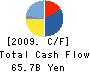 Mitsubishi Rayon Company,Limited Cash Flow Statement 2009年3月期