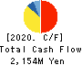 RYOMO SYSTEMS CO.,LTD. Cash Flow Statement 2020年3月期
