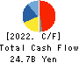 TOKYO SEIMITSU CO.,LTD. Cash Flow Statement 2022年3月期
