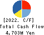 CHUO MALLEABLE IRON CO.,LTD. Cash Flow Statement 2022年3月期