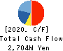 SOFTCREATE HOLDINGS CORP. Cash Flow Statement 2020年Mar期 SOFTCREATE HOLDINGS CORP. Cash Flow Statement 2020年3月期