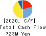 Data Applications Company, Limited Cash Flow Statement 2020年3月期