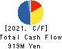 Kawasaki & Co.,Ltd. Cash Flow Statement 2021年8月期