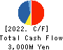 JAPAN FOODS CO.,LTD. Cash Flow Statement 2022年3月期