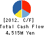Japan Carlit Co.,Ltd. Cash Flow Statement 2012年3月期