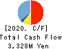 PCA CORPORATION Cash Flow Statement 2020年Mar期 PCA CORPORATION Cash Flow Statement 2020年3月期