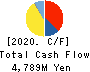 TANAKA SEIMITSU KOGYO CO.,LTD. Cash Flow Statement 2020年3月期