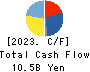 SHIN NIPPON BIOMEDICAL LABORATORIES,LTD. Cash Flow Statement 2023年Mar期 SHIN NIPPON BIOMEDICAL LABORATORIES,LTD. Cash Flow Statement 2023年3月期
