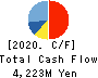 HIOKI E.E. CORPORATION Cash Flow Statement 2020年12月期