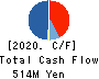 Escrow Agent Japan,Inc. Cash Flow Statement 2020年2月期