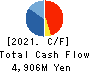 Azuma Shipping Co.,Ltd. Cash Flow Statement 2021年3月期