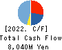 ASAHI PRINTING CO.,LTD. Cash Flow Statement 2022年3月期
