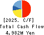 NANYO CORPORATION Cash Flow Statement 2025年3月期