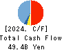 GMO Payment Gateway, Inc. Cash Flow Statement 2024年9月期