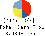 NIHON DEMPA KOGYO CO.,LTD. Cash Flow Statement 2025年Mar期 NIHON DEMPA KOGYO CO.,LTD. Cash Flow Statement 2025年3月期