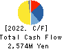 NIKKI CO.,LTD. Cash Flow Statement 2022年3月期