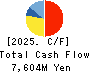 TAIYO KAGAKU CO.,LTD. Cash Flow Statement 2025年Mar期 TAIYO KAGAKU CO.,LTD. Cash Flow Statement 2025年3月期