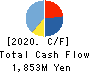 OKAYA ELECTRIC INDUSTRIES CO.,LTD. Cash Flow Statement 2020年3月期