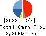 FUJIMI INCORPORATED Cash Flow Statement 2022年3月期