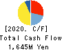 KANEMITSU CORPORATION Cash Flow Statement 2020年3月期