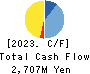 TEKKEN CORPORATION Cash Flow Statement 2023年Mar期 TEKKEN CORPORATION Cash Flow Statement 2023年3月期