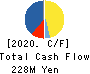 SOKO SEIREN CO.,LTD. Cash Flow Statement 2020年3月期