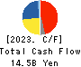 C.Uyemura & Co.,Ltd. Cash Flow Statement 2023年3月期