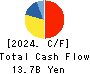 Daiseki Co., Ltd. Cash Flow Statement 2024年2月期