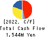 SUGAI CHEMICAL INDUSTRY CO.,LTD. Cash Flow Statement 2022年3月期