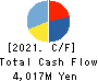 HOKUETSU METAL Co.,Ltd. Cash Flow Statement 2021年3月期