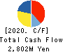ZIGExN Co.,Ltd. Cash Flow Statement 2020年3月期