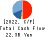 TOYO CONSTRUCTION CO.,LTD. Cash Flow Statement 2022年3月期