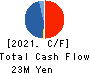 YUMEMITSUKETAI Co.,Ltd. Cash Flow Statement 2021年3月期