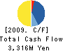 TDF CORPORATION Cash Flow Statement 2009年3月期