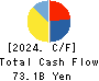 MIRAIT ONE Corporation Cash Flow Statement 2024年Mar期 MIRAIT ONE Corporation Cash Flow Statement 2024年3月期