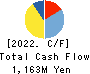 SHINPO CO.,LTD. Cash Flow Statement 2022年6月期