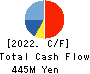 Nomura System Corporation Co,Ltd. Cash Flow Statement 2022年12月期