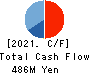 Confidence Inc. Cash Flow Statement 2021年Mar期 Confidence Inc. Cash Flow Statement 2021年3月期