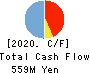 Nihon Jyoho Create Co.,Ltd. Cash Flow Statement 2020年6月期