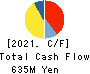 HIGASHI HOLDINGS CO.,LTD. Cash Flow Statement 2021年Mar期 HIGASHI HOLDINGS CO.,LTD. Cash Flow Statement 2021年3月期