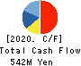 FINDEX Inc. Cash Flow Statement 2020年Dec期 FINDEX Inc. Cash Flow Statement 2020年12月期