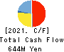 YRGLM Inc. Cash Flow Statement 2021年9月期